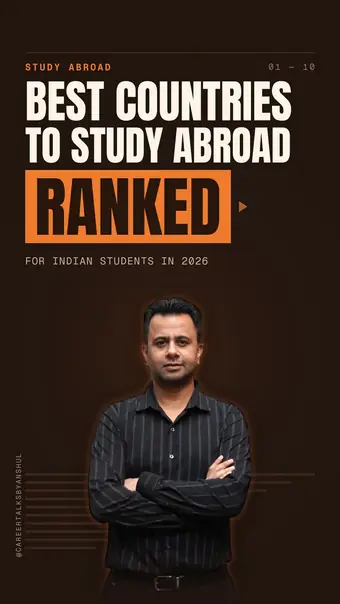 Instagram reel by Anshul Wadhwa: Comparing countries for study abroad