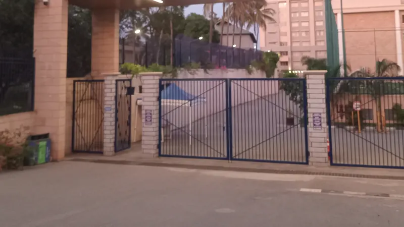 Gated entrance to Christ University campus in Nagasandra in Bengaluru