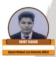 Rohit Rahar — Converted Gujarat National Law University (GNLU)
