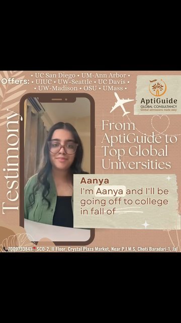 Aanya Agrawal — Scored 1270/1600 on the SAT