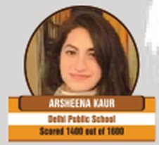 Arsheena Kaur — Scored 1400/1600 on the SAT