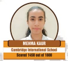 Mehna Kaur — Scored 1450/1600 on the SAT
