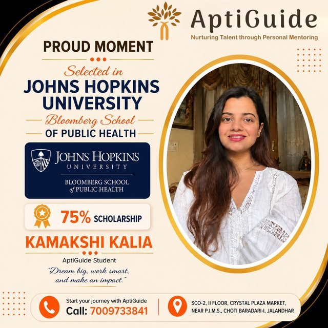 Kamakshi Kalia — Johns Hopkins Bloomberg School of Public Health