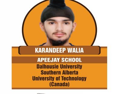 Karandeep Walia — Secured an international university offer