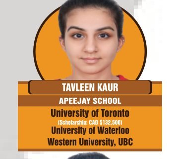 Tavleen Kaur — Secured an international university offer