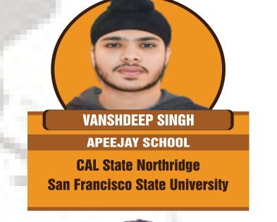 Vanshdeep Singh — Secured an international university offer