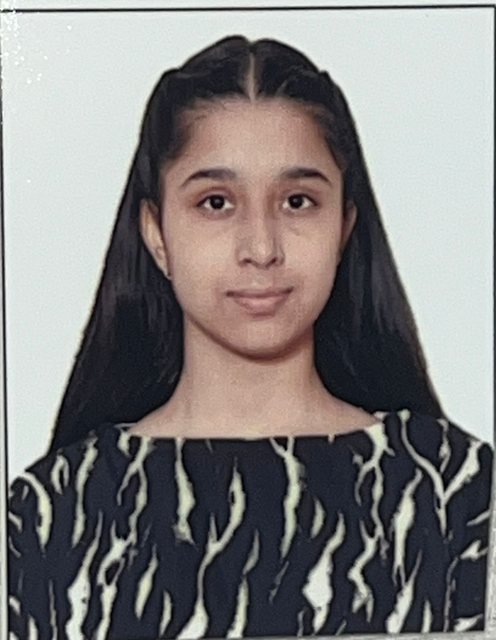 Ananya Pasricha — Admitted to a leading Indian university