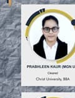 Prabhleen Kaur — Admitted to a leading Indian university