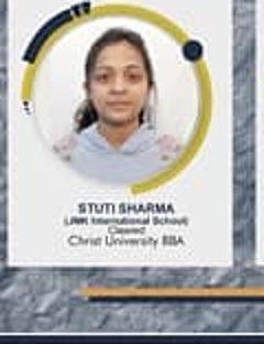Stuti Sharma — Admitted to a leading Indian university