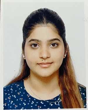 Suhani Bhardwaj — Admitted to Christ University, Bangalore